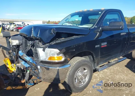 2012 Ram 2500 St из США, поврежденный, VIN 3C6LD5AT7CG124149